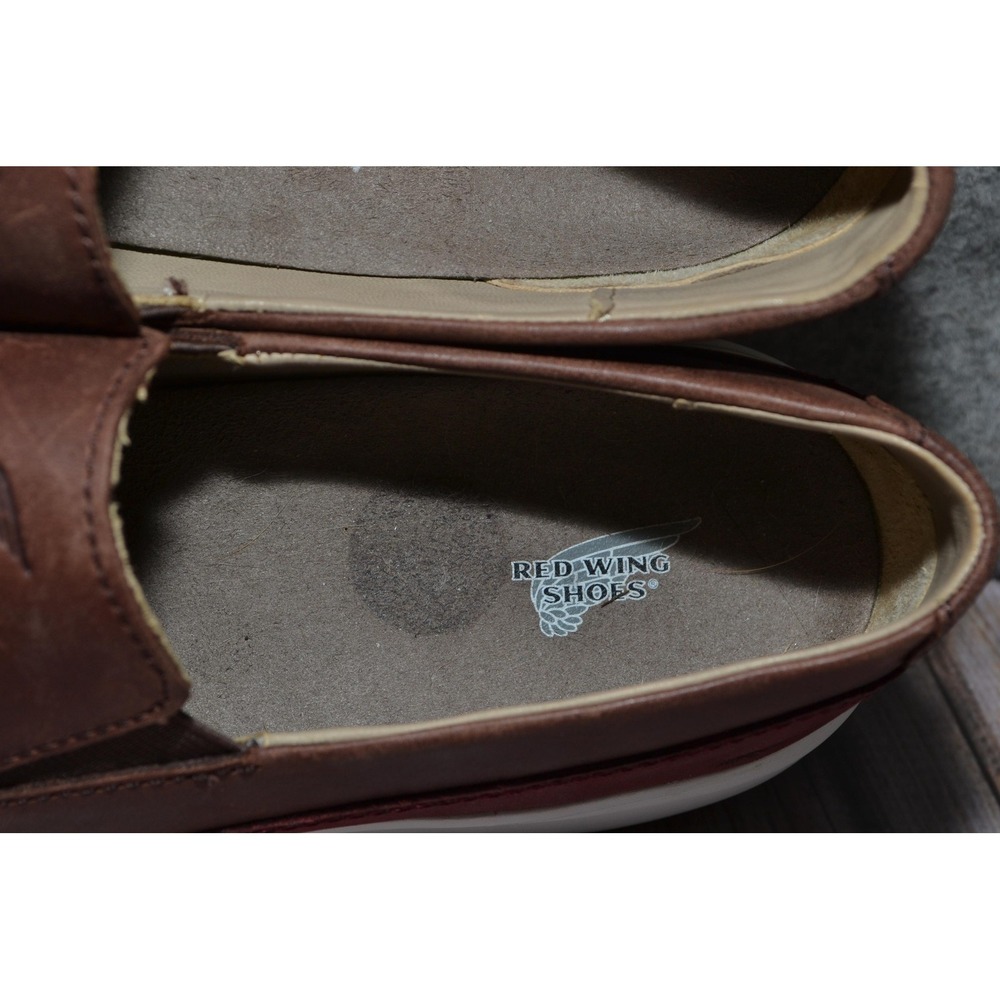 Red Wing Shoes 2033 Shoes Womens 8 B Brown Leather Slip-On Work Casual Loafers - Picture 13 of 16